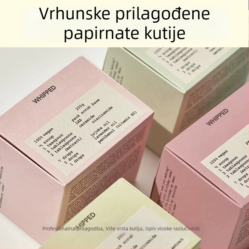 Bijela kartonska kutija za darove s makeupom – kutija iznenađenja s igračom, otisak s temom čaja, debeli ispis, kutija za otvaranje, prilagodba u malim serijama