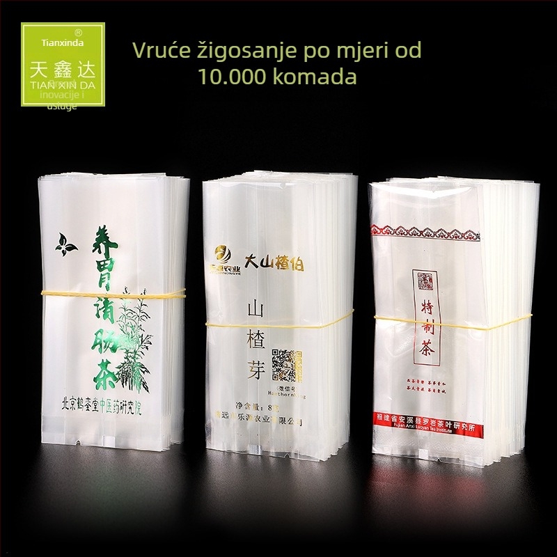 5-250 g prozirna mat vakuumska unutarnja vrećica za pakiranje čaja, jednokratna