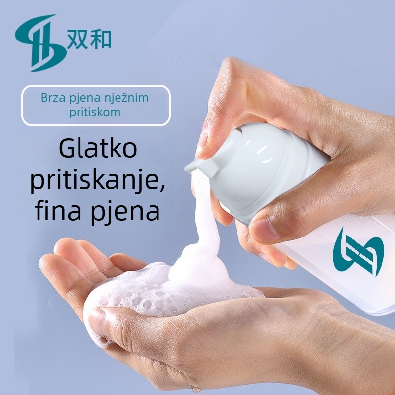PET plastična boca s pumpom za pjenu za čišćenje lica, 30ml/60ml, pjena od aminokiselina