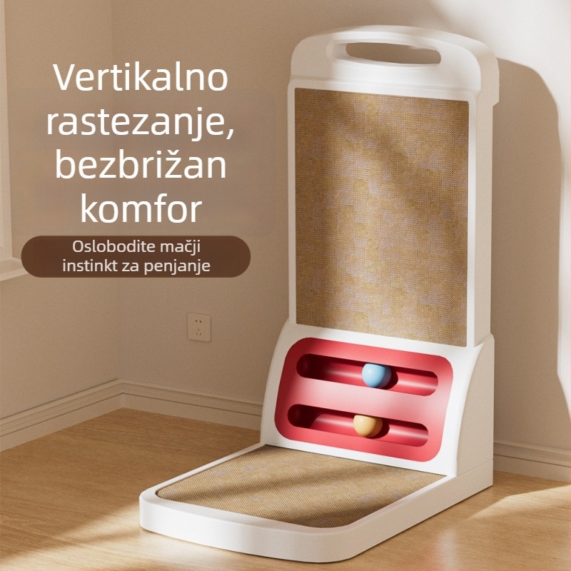Odvojiva ploča za grebanje mačaka u obliku L, otporna na habanje i bez vlakana, ojačana i debela igračka za kućne ljubimce