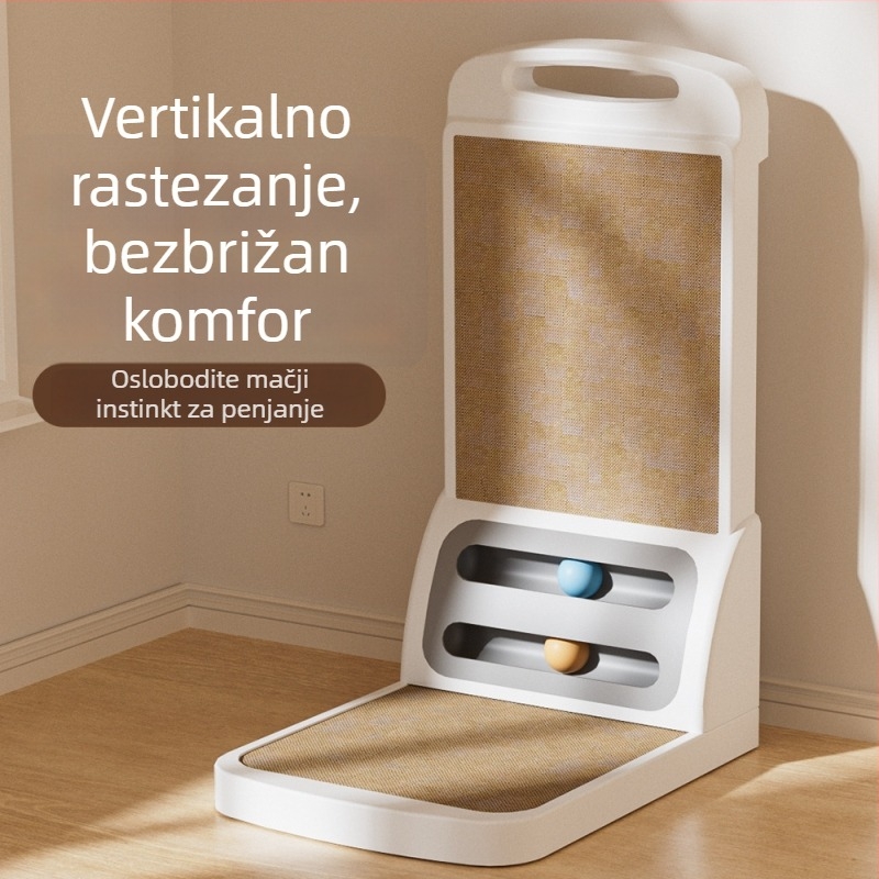 Odvojiva ploča za grebanje mačaka u obliku L, otporna na habanje i bez vlakana, ojačana i debela igračka za kućne ljubimce