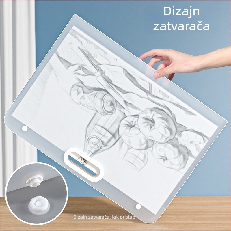 8K album za pohranu crteža A4, prijenosni portfelj za umjetnike, debeli, drži do 300 listova, 16K album crteža