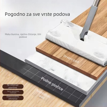 30 listova elektrostatickog papira za jednokratne krpe za mop, uklanjanje prašine za čišćenje poda