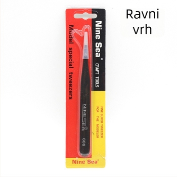 Jiuyang pincete za Gundam modele s ravnim vrhom – anti-magnetne, anti-statike, 606W