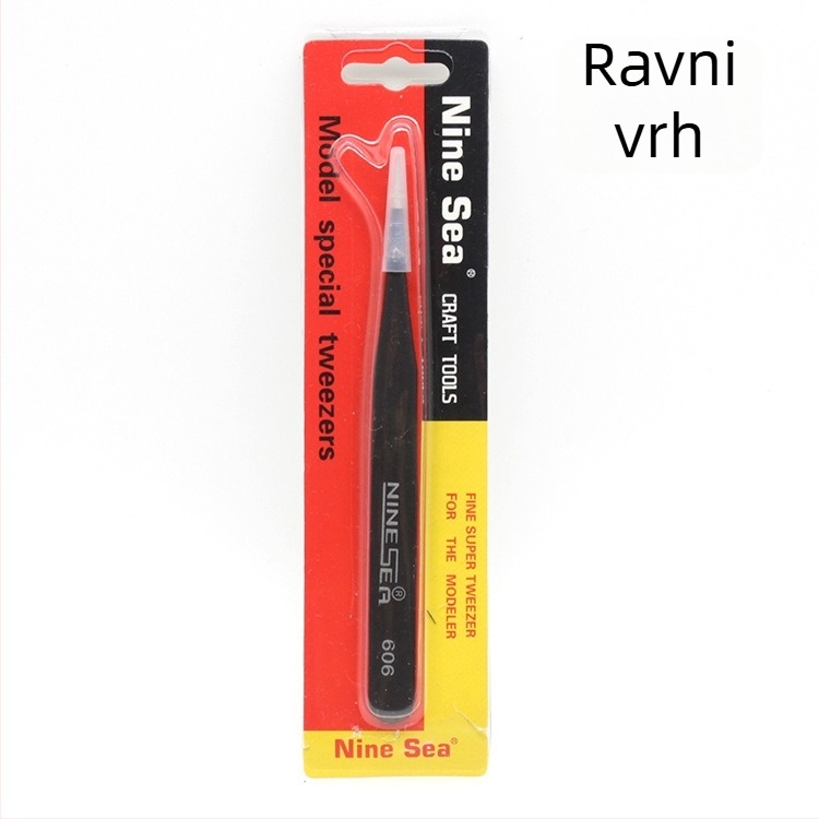Jiuyang pincete za Gundam modele s ravnim vrhom – anti-magnetne, anti-statike, 606W