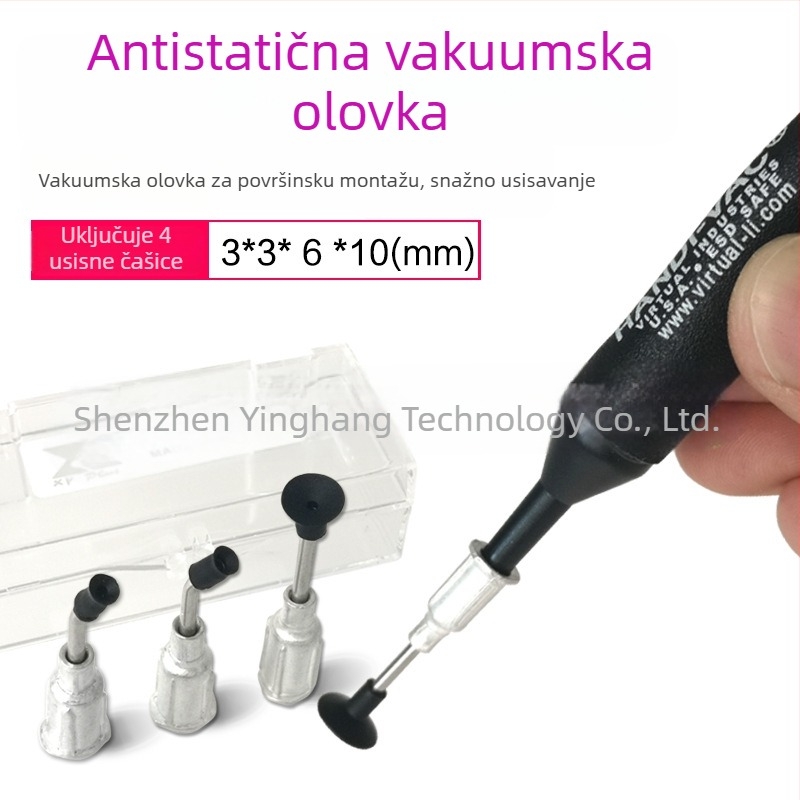 Antistatni usisni štapić HANDI-VAC za IC čipove, komplet