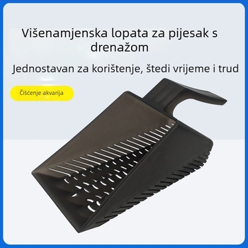 Višenamjenska lopatica za pijesak u akvariju i alat za čišćenje za vodene biljke i pejzažne uređenja