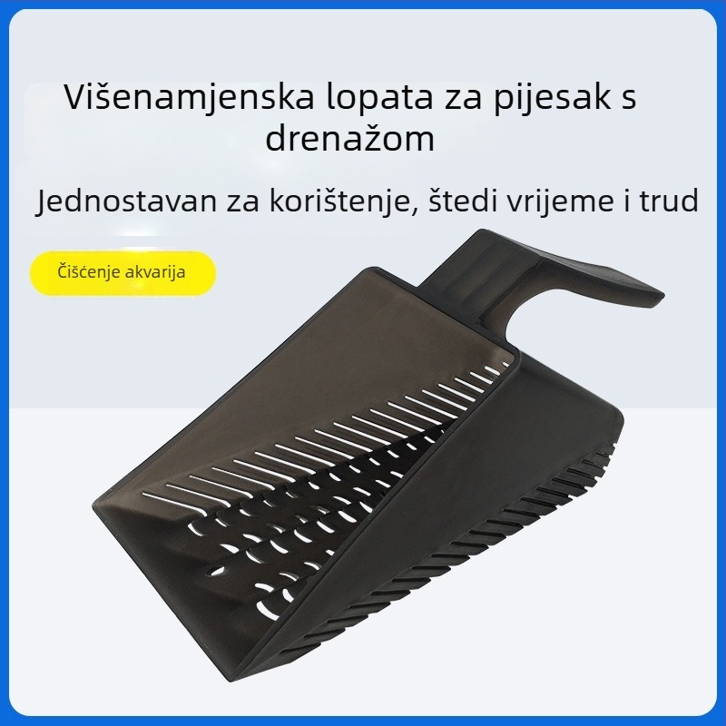Višenamjenska lopatica za pijesak u akvariju i alat za čišćenje za vodene biljke i pejzažne uređenja