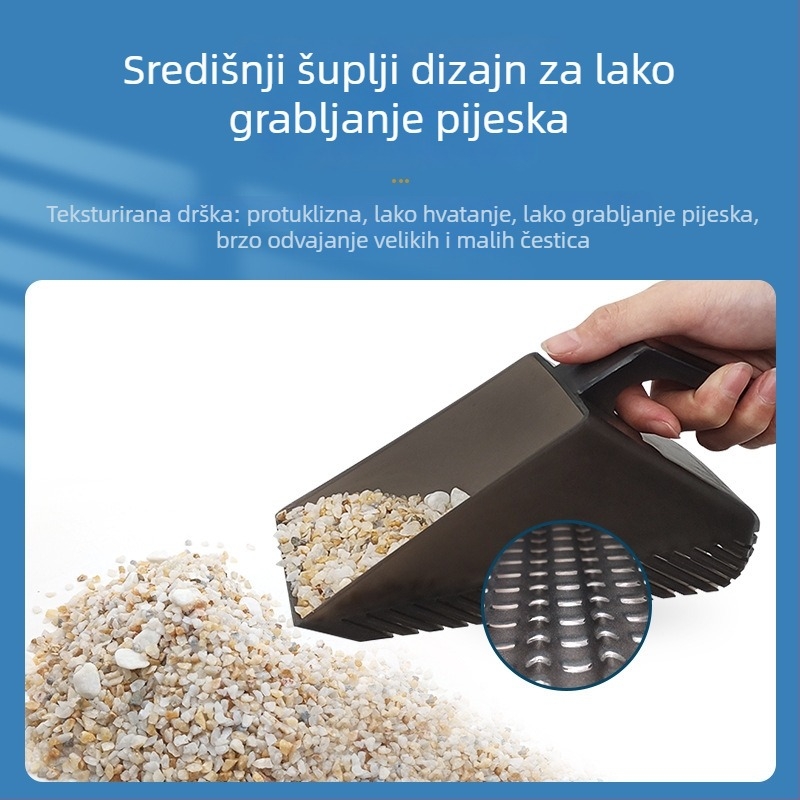 Višenamjenska lopatica za pijesak u akvariju i alat za čišćenje za vodene biljke i pejzažne uređenja