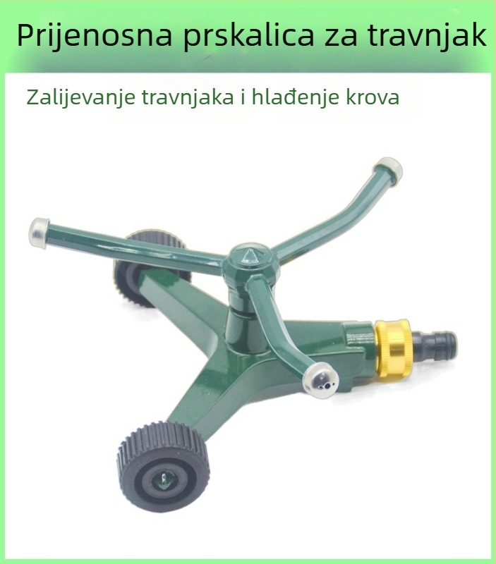 Automatska rotirajuća prskalica za vrt s pokretnim ramenom