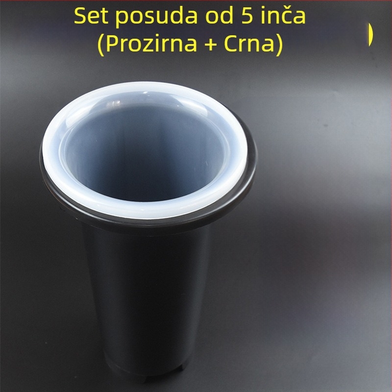 Prozirna plastična posuda za orhideje, velika veličina, podignuta i ojačana konstrukcija