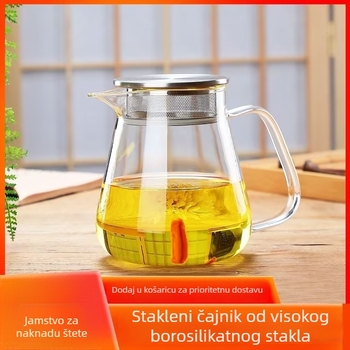 Čajnik od borosilikatnog stakla, otporan na visoke temperature, Kung Fu čaj set za kućnu upotrebu