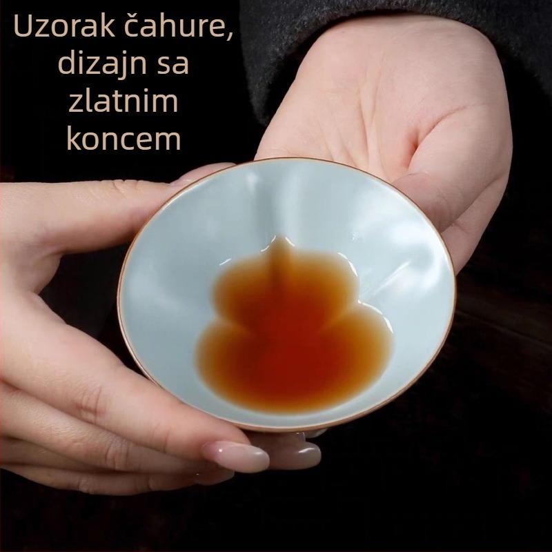 2026 novi Ru Kiln Fulu Master čajna šalice, jednostavna šalica za degustaciju čaja, porculanska čajna postava, oblik tikve, novogodišnji poklon