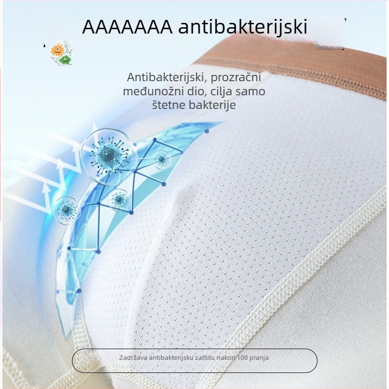 Dječje bokserice od pamuka, klase A, antibakterijske, za dječake 3–8 godina, 95% pamuk, 5% elastan