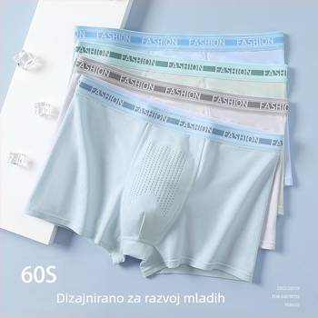 Tinejdžerske muške bokserice od pamuka, labavog kroja i prozračne, muške boxerice velike veličine