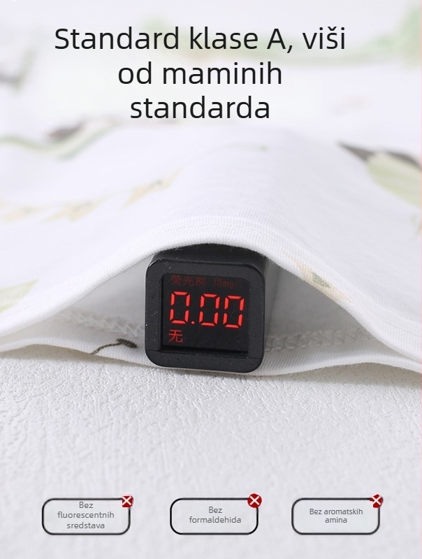 Dječji ljetni dvodijelni set: prozračni modal Lenzing, kratke hlače i gornji dio s kratkim rukavima, unisex.