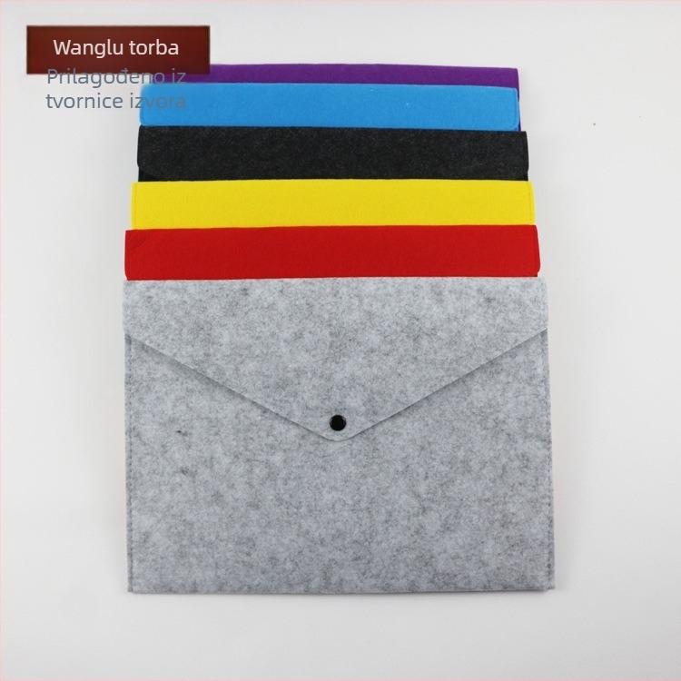 Torba za dokumente od filca za poslovne i obrazovne potrebe, zaštita za tablet, torba za sastanke