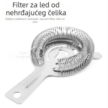 Nehrđajući čelični filtar za led za koktele