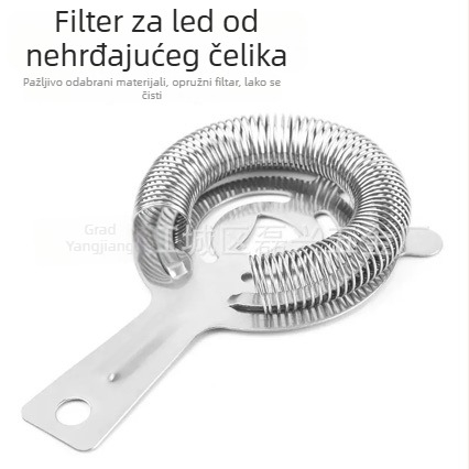 Nehrđajući čelični filtar za led za koktele