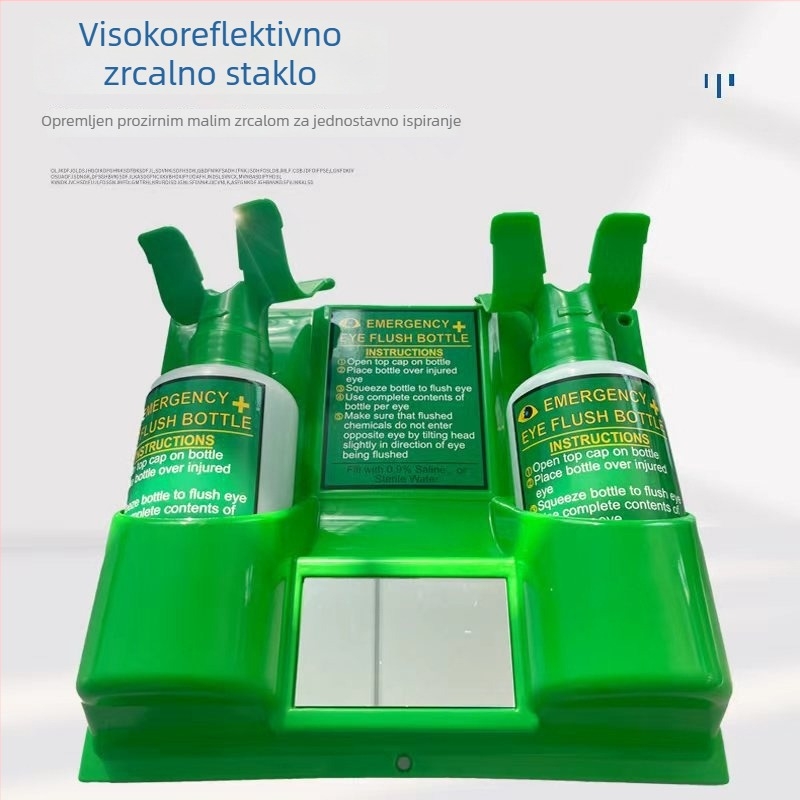 6670 Prijenosni zidni tuš za oči, 500 ml, za laboratorije
