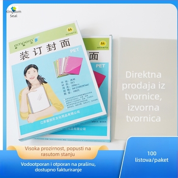 A4 korica za spajanje – prozirni zaštitni film za 100 listova