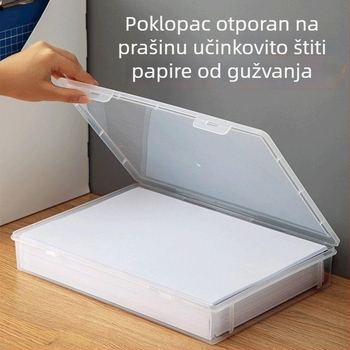 Kutija za pohranu dokumenata A4, podizani stolni organizator za dom i ured, organizator knjiga za učenike