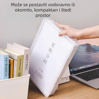 Kutija za pohranu dokumenata A4, podizani stolni organizator za dom i ured, organizator knjiga za učenike