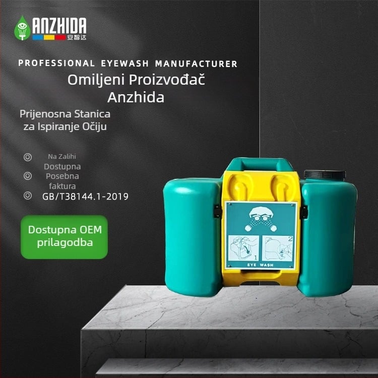 Anzhida AZD3601 Mobilna stanica za ispiranje očiju, kapaciteta 30 litara