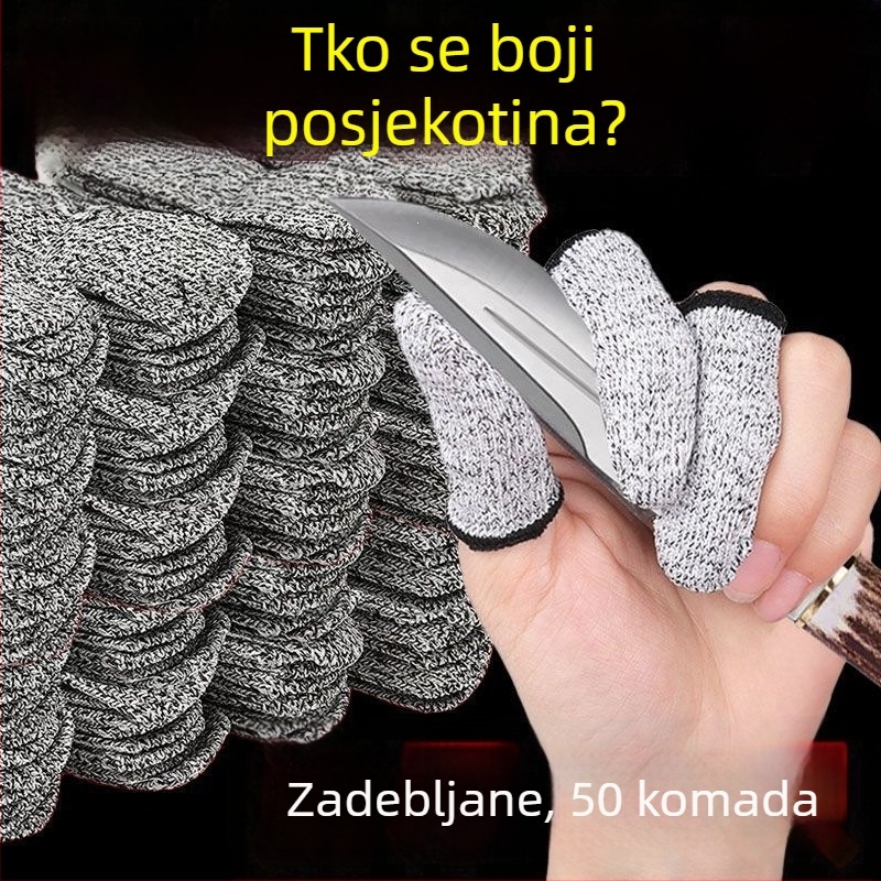 Debljeni štitnici za prste za vrtlarstvo, otporni na rezove, rukavice protiv proboja