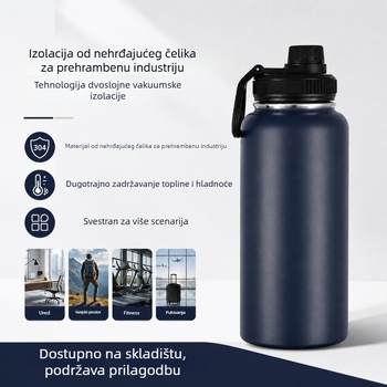 Termos čaša od nehrđajućeg čelika 304, dvostruka stijena, velika zapremina, prilagodljivo poslovno darilo