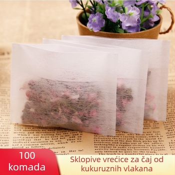 Čajne vrećice od kukuruznih vlakana (PLA), Pu'er male pakiranja, 100 komada po paketu