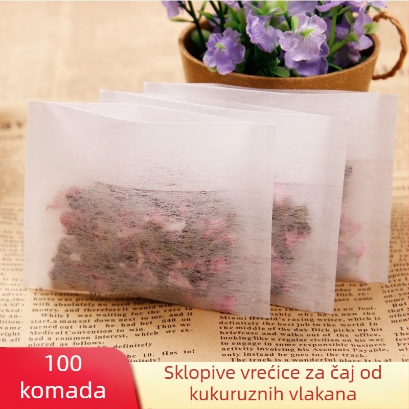 Čajne vrećice od kukuruznih vlakana (PLA), Pu'er male pakiranja, 100 komada po paketu
