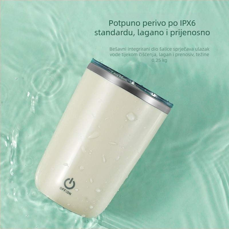 Automatska magnetska mješalica za kavu i sojino mlijeko, prijenosna, punjiva