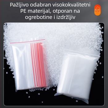 Vrećice za račune sa samouzavaranjem, prozirne 18×28 cm za dokumente i PDV potvrde