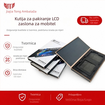 Prilagođena kutija za pakiranje LCD zaslona mobilnog telefona s preklopnim poklopcem – vrhunska 3C digitalna kutija
