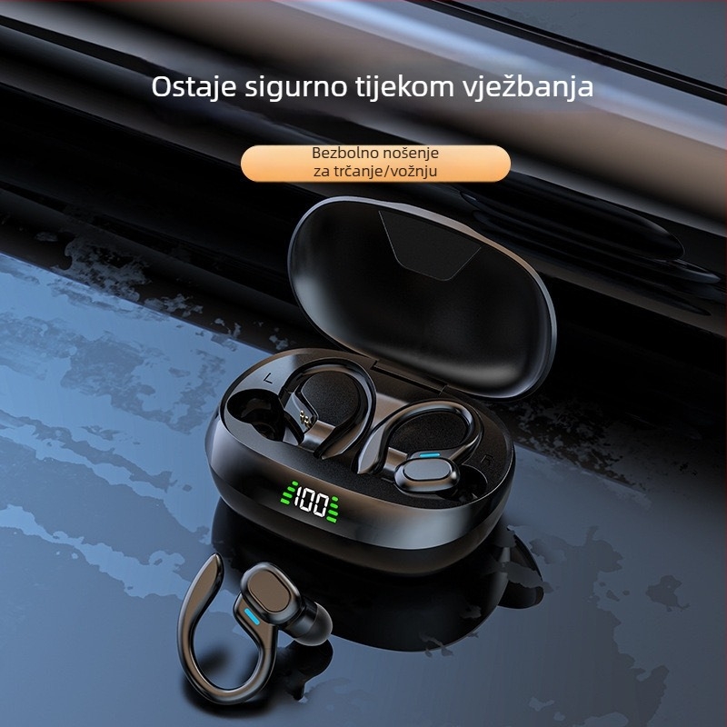 SP16OWS Bežične Bluetooth slušalice s ušnom kukom, in-ear, snažan bas