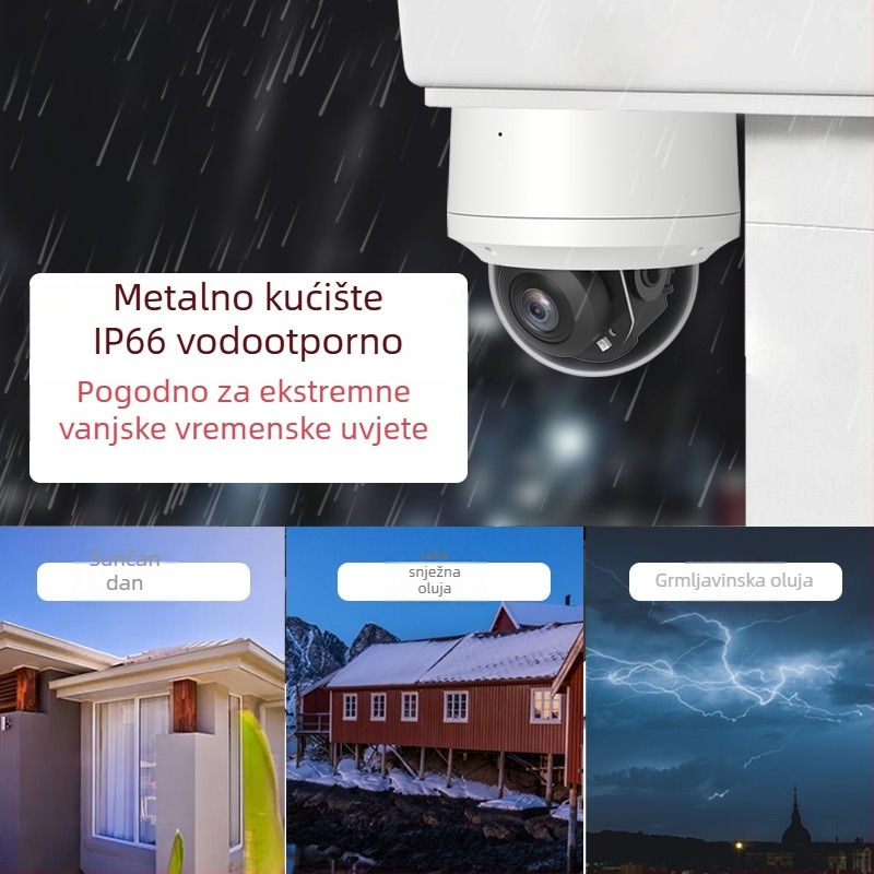 PTZ kamera s 5x elektroničkim zumom, 360° panoramski prikaz, vodootporna i eksplozijski otporna PoE kamera