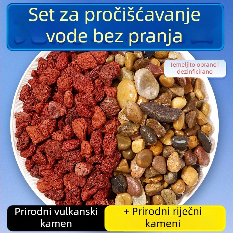 Vulkanska stijena i kamen za akvarijski krajolik i podlogu, prirodni kameni za vodene biljke i stanište kornjača