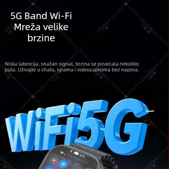 W527 pametni sat s utorom za karticu, HD AMOLED zaslon, Morseov kod, dvostruka baterija i zamjenjive baterije
