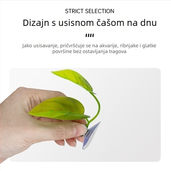Listićasta Betta dekoracija za akvarij – umjetni list vodene biljke za ukras, odmor, skrivanje i uzgoj