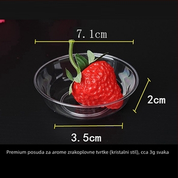Jednokratne male plastične posudice za začine i umake, pogodne za hot pot umake, umake za knedle, ocat i sojin sos