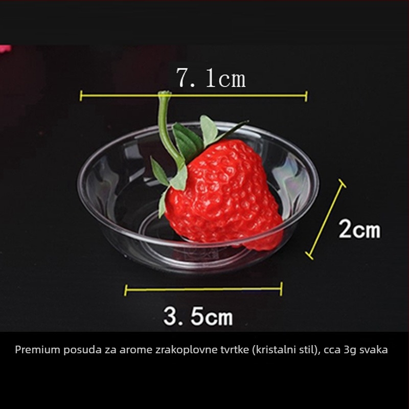 Jednokratne male plastične posudice za začine i umake, pogodne za hot pot umake, umake za knedle, ocat i sojin sos