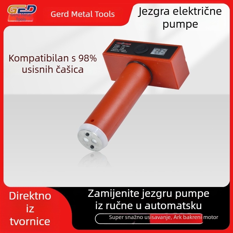 Golde pumpa jezgra s Type-C priključkom za napajanje, pametni digitalni prikaz, kompatibilno s većinom ručnih usisnih čašica za električnu konverziju