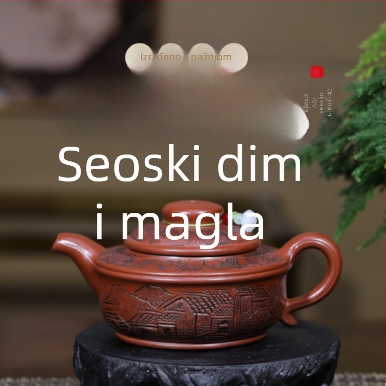 Yixing ljubičasta glina čajnik Dragon Blood Sand – klasični set za čaj kao poklon