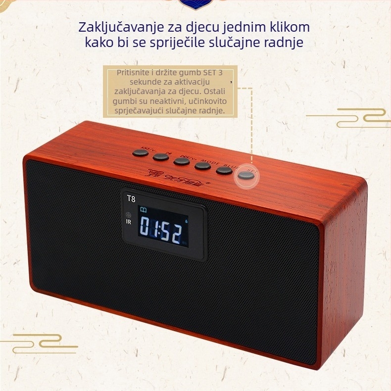 Uređaj za slušanje i čitanje kineskih klasika za rani razvoj i prenatalno obrazovanje, stroj za priče za djecu sa sinkronizacijom udžbenika, inteligentni učni uređaj, crvena