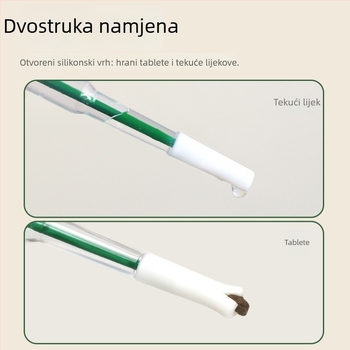 Uređaj za davanje lijekova kućnim ljubimcima (mačke i psi), alat nalik šprice za doziranje tableta za tekućine i kapsule