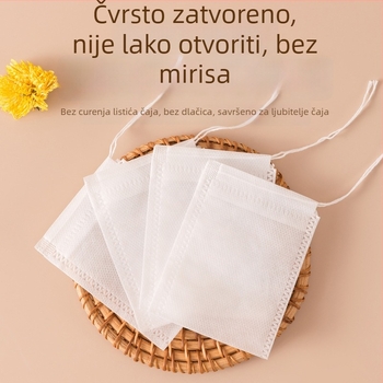 Jednokratne vrećice za filtriranje čaja, prehrambene kvalitete, za čaj od listova i čaj s cvjetovima, prenosive, kompaktne