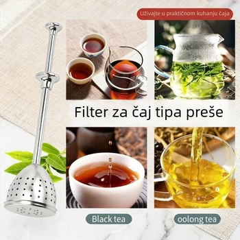 Infuzor za čaj od 304 nehrđajućeg čelika s koničnim filterom