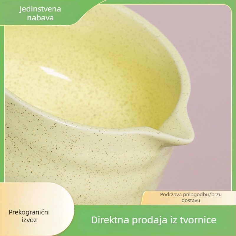 Keramički dvodijelni set za matcha čaj, moderni minimalistički dizajn