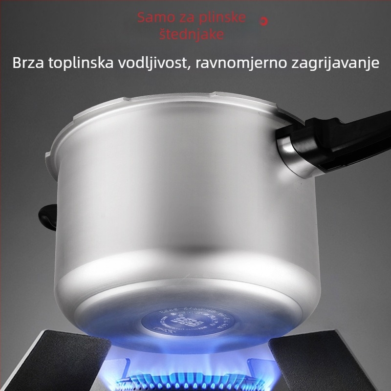 Double Happiness lonac pod pritiskom za kuhanje na plin, otporan na eksplozije, za 1–6 osoba, promjer 18/20/22/24/26 cm